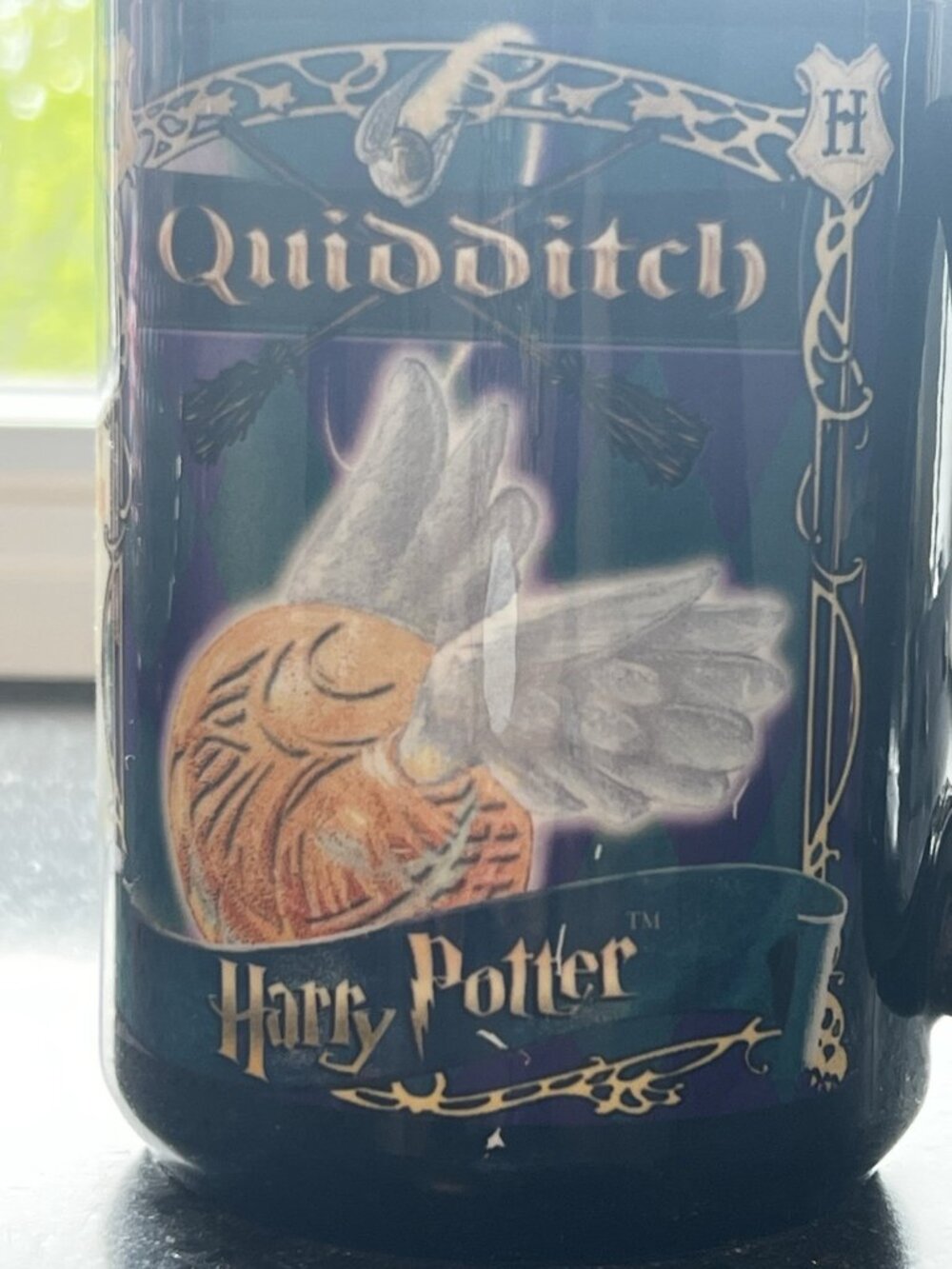 Y2K Vintage 2001 Harry Potter and the Sorcerer's Stone Quidditch Mug - Picture 9 of 13